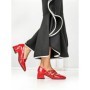 Pantofi cu Toc mic 77-557 RED | CM