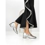 Pantofi cu Toc mic 77-557 SILVER | CM