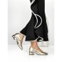 Pantofi cu Toc mic 77-554 GOLD | CM
