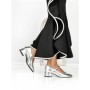 Pantofi cu Toc mic 77-554 SILVER | CM