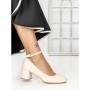 Pantofi cu Toc mic 77-559 BEIGE | CM