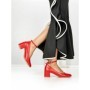 Pantofi cu Toc mic 77-559 RED | CM