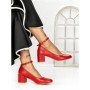 Pantofi cu Toc mic 77-559 RED | CM