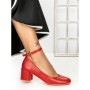 Pantofi cu Toc mic 77-559 RED | CM