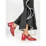 Pantofi cu Toc mic 77-555 RED | CM
