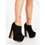 Botine cu Toc Gros 6716N NEGRO | STEPS HIGHER