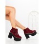 Botine cu Toc Gros 8603B BURDEOS | STEPS HIGHER