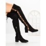 Cizme Dama cu Toc HFN-6128 BLACK | ANNALISE