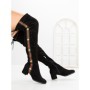 Cizme Dama cu Toc HFN-6128 BLACK | ANNALISE