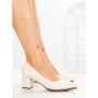 Pantofi cu Toc Gros JM588N BEZI | ANNALISE