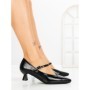 Pantofi cu Toc mic JM269E NEGRO | ANNALISE