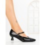 Pantofi cu Toc mic JM269E NEGRO | ANNALISE