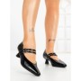 Pantofi cu Toc mic JM270E NEGRO | ANNALISE