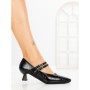 Pantofi cu Toc mic JM270E NEGRO | ANNALISE