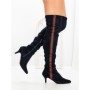 Cizme Dama cu Toc JM2136E AZUL | ANNALISE