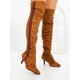Cizme Dama cu Toc JM2136E CAMEL | ANNALISE