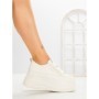 Pantofi Sport Dama cu Platforma 8668-16 WHITE | MEI
