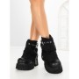 Ghete Dama cu Platforma 8796-16S BLACK | MEI