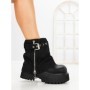 Ghete Dama cu Platforma 8796-16S BLACK | MEI