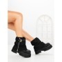 Ghete Dama cu Platforma 8796-16S BLACK | MEI