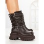 Ghete Dama cu Platforma 1899-18S BROWN | MEI