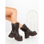 Ghete Dama cu Platforma 1899-18S BROWN | MEI