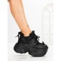 Pantofi Sport Dama cu Platforma 6668-3 BLACK | MEI