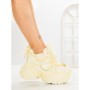 Pantofi Sport Dama cu Platforma 6668-3 YELLOW | MEI