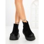 Ghete Dama cu Platforma 8556-2 BLACK | MEI
