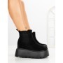 Ghete Dama cu Platforma 8556-2 BLACK | MEI