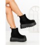 Ghete Dama cu Platforma 8556-2 BLACK | MEI