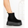 Ghete Dama cu Platforma 8556-2 BLACK | MEI