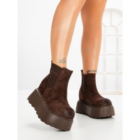 Ghete Dama cu Platforma 8556-2 BROWN | MEI