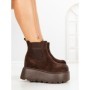 Ghete Dama cu Platforma 8556-2 BROWN | MEI
