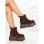 Ghete Dama cu Platforma 8556-2 BROWN | MEI
