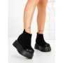 Ghete Dama cu Platforma 8556-3 BLACK | MEI