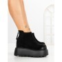 Ghete Dama cu Platforma 8556-3 BLACK | MEI
