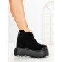 Ghete Dama cu Platforma 8556-3 BLACK | MEI