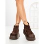 Ghete Dama cu Platforma 8556-3 BROWN | MEI