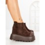 Ghete Dama cu Platforma 8556-3 BROWN | MEI