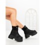Ghete Dama cu Platforma 8505-3 BLACK | MEI