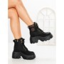 Ghete Dama cu Platforma 8501-3 BLACK | MEI