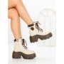 Ghete Dama cu Platforma 8501-3 BEIGE | MEI