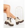 Ghete Dama cu Platforma 8501-3 BEIGE | MEI