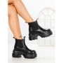 Ghete Dama cu Platforma 8502-2 BLACK | MEI