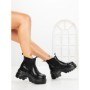 Ghete Dama cu Platforma 8502-2 BLACK | MEI
