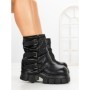 Ghete Dama cu Platforma 9566-21S BLACK | MEI