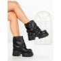 Ghete Dama cu Platforma 9566-29S BLACK | MEI