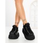 Ghete Dama cu Platforma 9018-1S BLACK | MEI