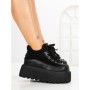 Ghete Dama cu Platforma 9018-1S BLACK | MEI